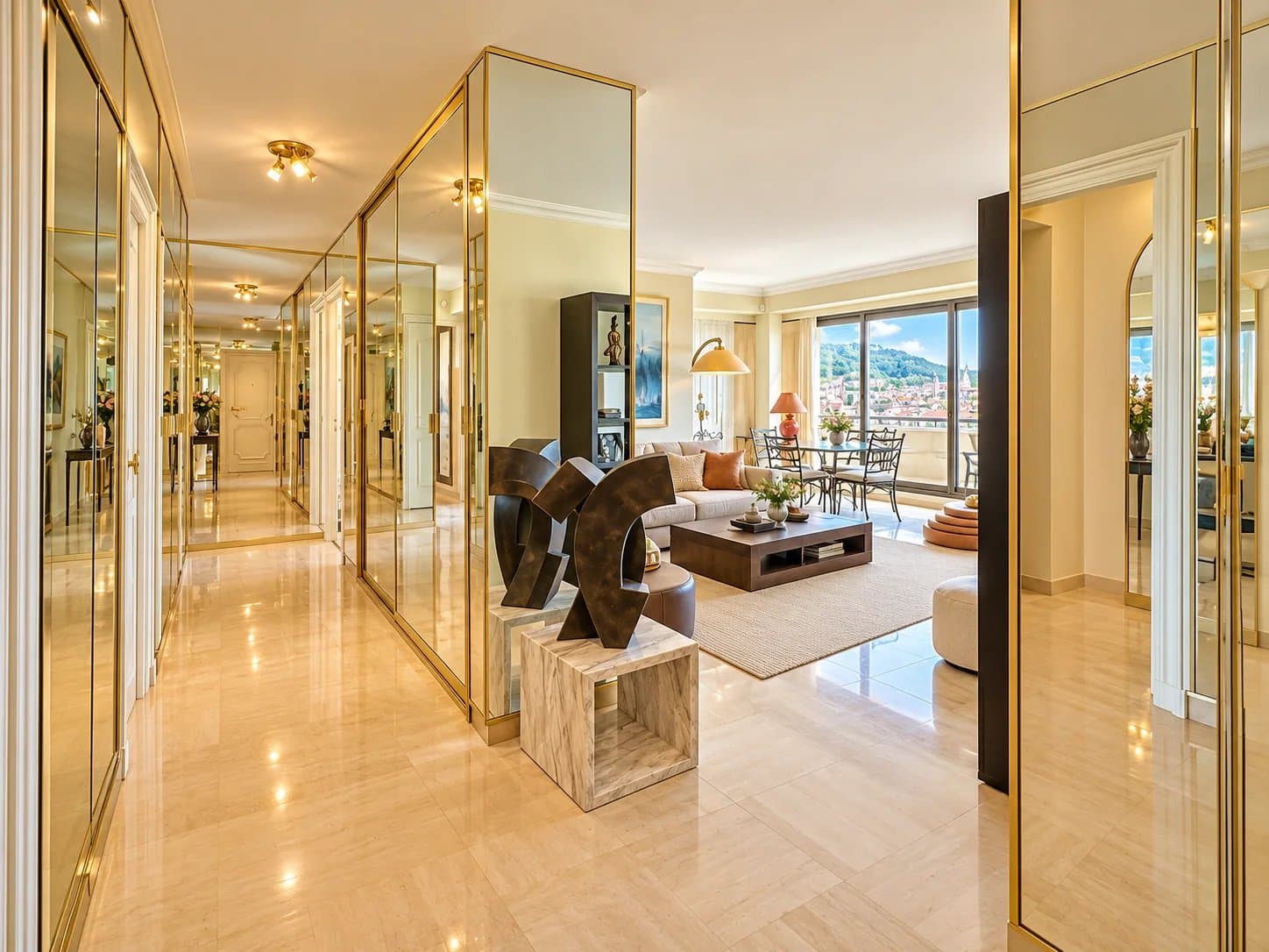 GRAND HÔTEL – DERNIER ÉTAGE – 3 PIÈCES – 113 M² – TERRASSE EXPOSÉE SUD (35,75 M²) – VUE PANORAMIQUE